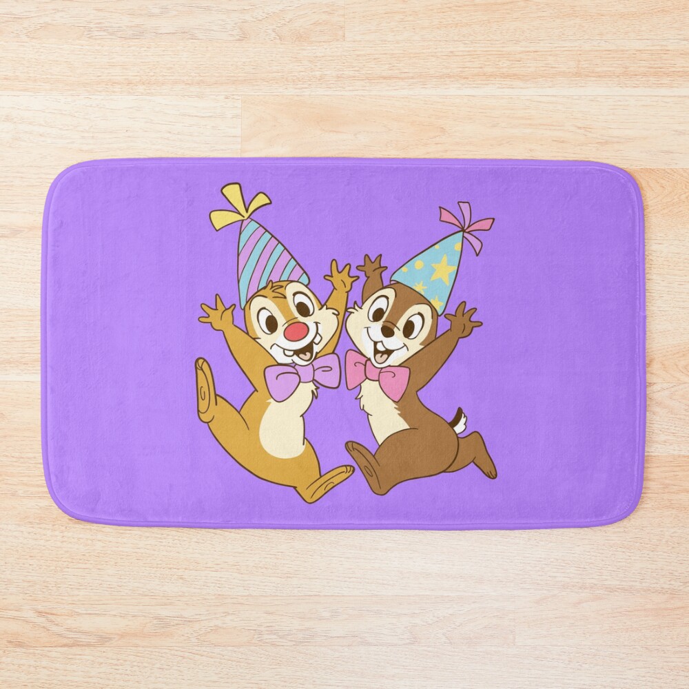 Chip And Dale Party Bath Mat