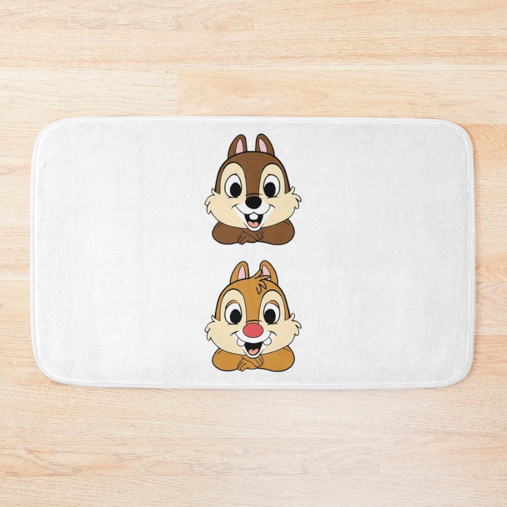 You Will Never Thought That Knowing Chip And Dale Could Be So Beneficial Bath Mat