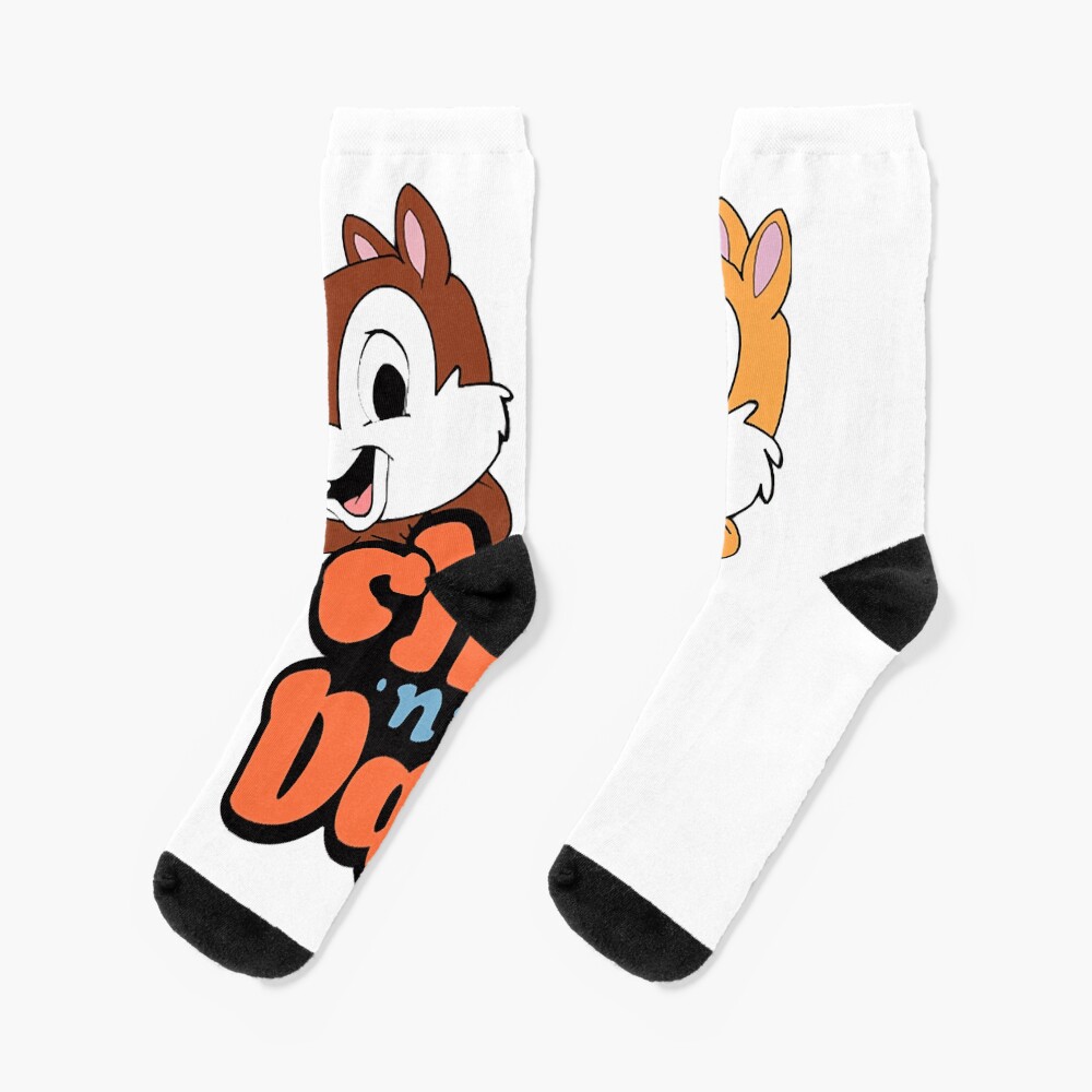 The Cartoon Chip N Dale Rangers Pillow Socks Socks